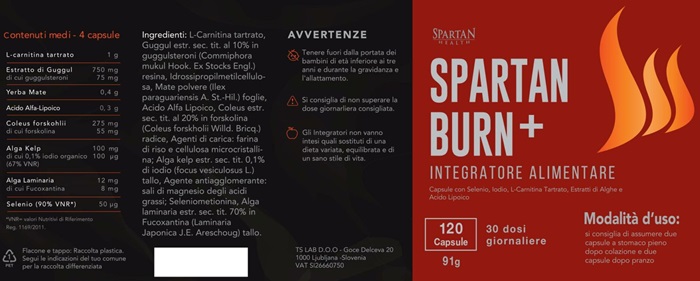 Spartan Burn ingre