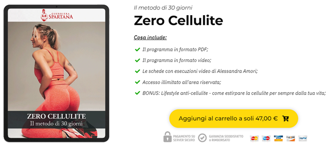 Zero Cellulite Programma anticellulite Spartan Health Zero Cellulite Programma anticellulite Spartan Health