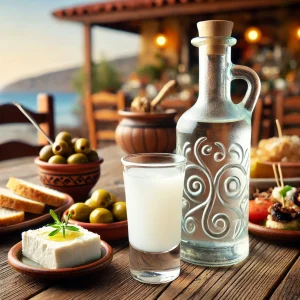 Ouzo liquore tipico greco all'anice