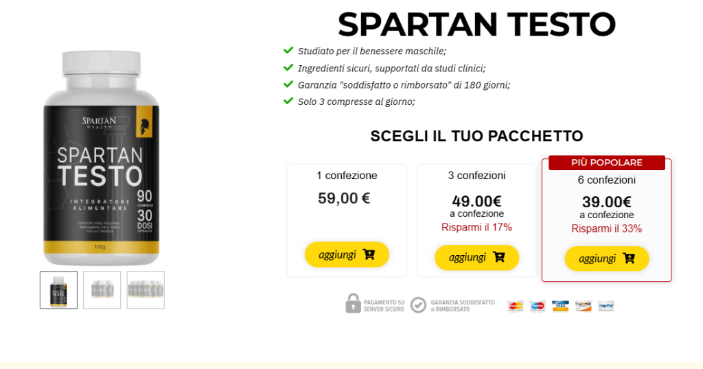 Spartan Testo spartan health